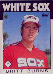 1986 Topps Baseball Cards      679     Britt Burns